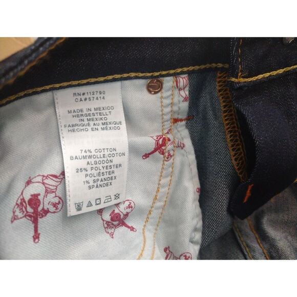 NWTS~ True Religion Bootcut W Flaps SIZE 31 RN# 112790 - Picture 9 of 9